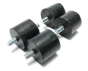 Shock Absorbing Rubber Isolation Mount, 6mm x 12mm, 4pc lot Shock Absorbing Rubber Isolation Mount, 6mm x 12mm, 4pc lot