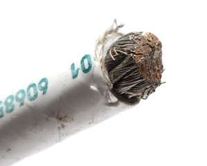 M22759/3-01-9 1/0AWG Nickel Plated PTFE Insulated Hookup Wire, White