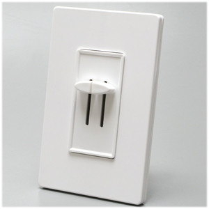 Dual Slide Dimmer 300 Watt 120 Volt AC White Dual Slide Dimmer 300 Watt 120 Volt AC White