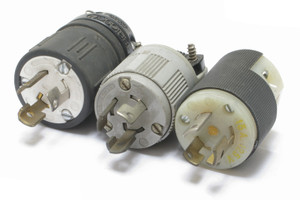 Assorted Brands NEMA L5-15 125V 15 Amp 3W 2P Twist Lock Male Plug Assorted Brands NEMA L5-15 125V 15 Amp 3W 2P Twist Lock Male Plug