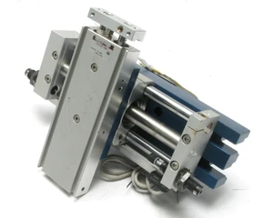 SMC Pneumatics CXSM15-100 Dual Rod Cylinder & NCDY2S15H-0400B Guided Cylinder