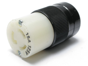 Interpower 88030250 125VAC 15A 3-Wire, 2-Pole NEMA L5-15R Twist-Lock Receptacle Interpower 88030250 125VAC 15A 3-Wire, 2-Pole NEMA L5-15R Twist-Lock Receptacle
