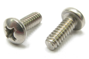 Stainless Steel Bolts/Machine Screw, #6-32 x 3/8'' Phillips Pan Head, 500pcs