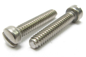 Stainless Steel Bolts/Machine Screw, #6-32 x 3/4'' Slot Filister Head, 500pcs