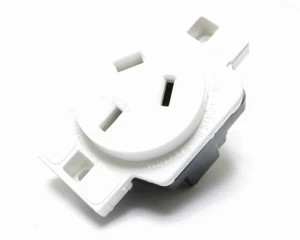 International Configurations 74100 AS/NZS 3112 250VAC 10 Amp Outlet, 25pcs