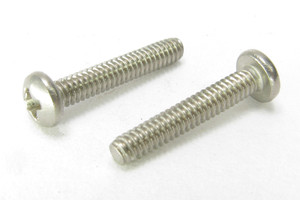 Stainless Steel Bolts/Machine Screw, #2-56 x 1/2" Phillips Pan Head, 100pc