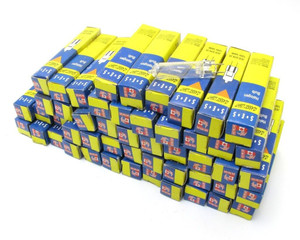 JCD Type GY6.35 Base (2-pin) 120VAC 100W Clear Halogen Bulb (50pc) JCD Type GY6.35 Base (2-pin) 120VAC 100W Clear Halogen Bulb (50pc)