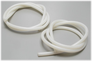 Silicone Tubing, 5/16" I.D. x 4ft+ Length, Natural, 2-pack