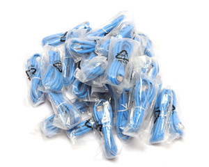 Cat 5E Network Patch Cords, 1 Meter, Blue, 30 Piece Lot Cat 5E Network Patch Cords, 1 Meter, Blue, 30 Piece Lot