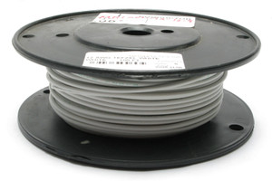 M81044/12-12-9 12AWG, Tinned Copper, PVDF Jacketed Wire, White, 100ft