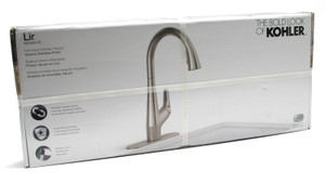 Kohler K-R33449-VS Lir Pull-Down Kitchen Sink Faucet, Vibrant Stainless
