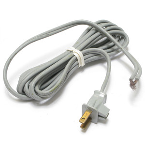 18/2 HPN Replacement Power Cord, Gray, 8 Foot