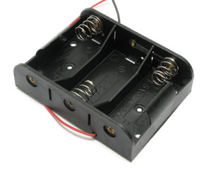 Battery Holder, 3 x C With Wire Leads, 4.5 Volt DC Battery Holder, 3 x C With Wire Leads, 4.5 Volt DC