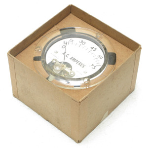 Hobart W-8095A-3 0-75 Amp AC Ammeter, NIB Hobart W-8095A-3 0-75 Amp AC Ammeter, NIB