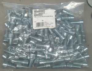 M12-1.75 x 25mm Zinc Alloy Steel Socket Head Cap Machine Screw, 100 pk. M12-1.75 x 25mm Zinc Alloy Steel Socket Head Cap Machine Screw, 100 pk.