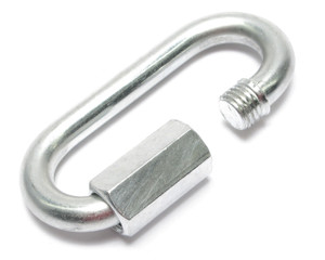 Steel Screw Quick Link, Zinc-Plated, 3/8 Inch Steel Screw Quick Link, Zinc-Plated, 3/8 Inch