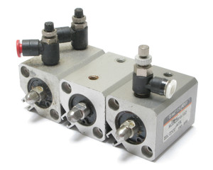 SMC NCDQ2B16-10D Compact Pneumatic Cylinder, 3pcs