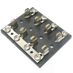 Marine 4-Gang Fuse Block for 3AG Glass Fuse Marine 4-Gang Fuse Block for 3AG Glass Fuse