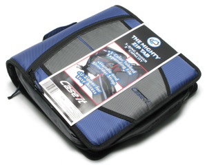 Case-It D-146, 3 Inch, 3-Ring Zipper Binder, Blue Case-It D-146, 3 Inch, 3-Ring Zipper Binder, Blue
