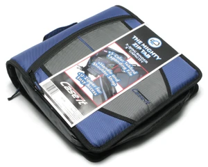 Case-It D-146, 3 Inch, 3-Ring Zipper Binder, Blue