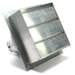 Canarm AX12-1V 12-inch 115/230VAC Shutter Mounted Exhaust Fan