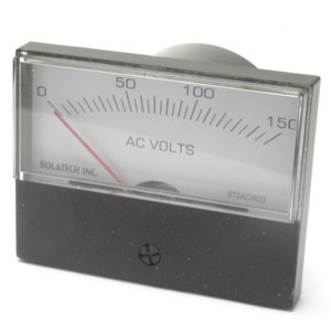 0 - 150 Volt AC Analog Panel Meter, 2.5 Inch 0 - 150 Volt AC Analog Panel Meter, 2.5 Inch