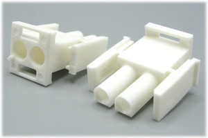 TE Connectivity 350777-1 2-position MATE-N-LOK Power Connector Housings, 98pcs