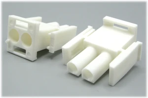 TE Connectivity 350777-1 2-position MATE-N-LOK Power Connector Housings, 98pcs