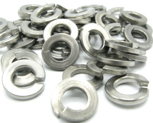 Split / Lock Washer, 1/4", Stainless Steel, 250 Piece Lot