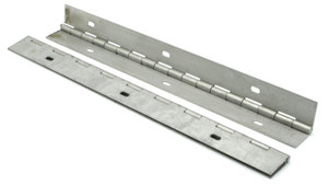 Stainless Steel Hinges, 1-1/4" x 0.0715", various lengths, 2pc lot Stainless Steel Hinges, 1-1/4" x 0.0715", various lengths, 2pc lot