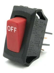 Carling Rocker SPST-NO Engine Kill Switch, 125VAC, 12 Amp, 1/2HP