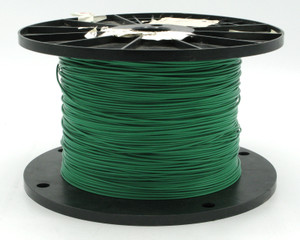 M16878/4-BJE-5 16AWG Silver Plated, PTFE  Jacketed Wire, Green, 100ft