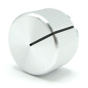 Alco KD900A, Aluminum Knurled Knob, 1/4" Shaft Alco KD900A, Aluminum Knurled Knob, 1/4" Shaft