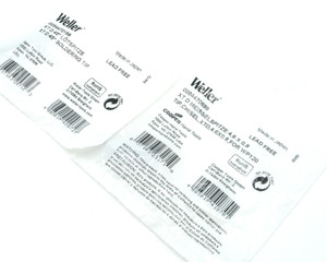 Weller XT D Chisel Soldering Tip, 2pc Lot