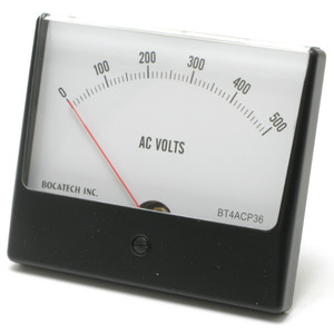 0 - 500 Volt AC Panaview Analog Panel Meter 0 - 500 Volt AC Panaview Analog Panel Meter