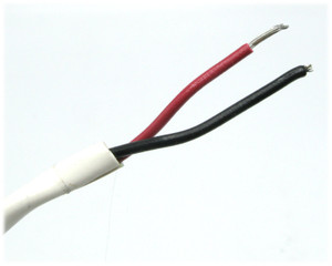 Belden YM20884, 20 AWG, 2-Conductor Unshielded, White, 25 Foot
