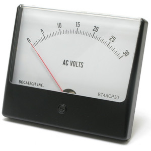 0 - 30 Volt AC Analog Panel Meter