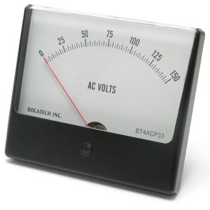 0 - 150 Volt AC Analog Panel Meter 0 - 150 Volt AC Analog Panel Meter