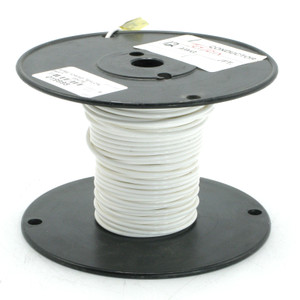 M16878/4 12AWG White PTFE Silver Plated Copper E12 19 Wire, 94ft M16878/4 12AWG White PTFE Silver Plated Copper E12 19 Wire, 94ft