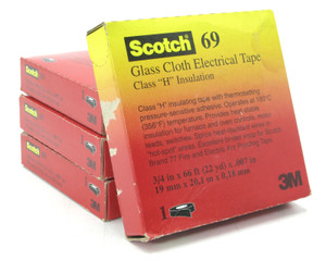 3M Scotch Insulating Electrical Tape, Abrasion-Resistant, White, 4pk 3M Scotch Insulating Electrical Tape, Abrasion-Resistant, White, 4pk