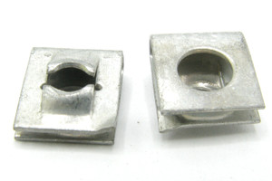 #6-32 Steel Type U Clip Nuts, 0.324" x 0.377 x 0.163", 100pc #6-32 Steel Type U Clip Nuts, 0.324" x 0.377 x 0.163", 100pc