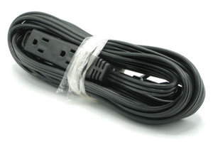 Extension Cord, 16/3, SPT3, 3 Outlets, 15 Foot Length
