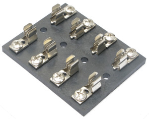 4-Gang Fuse Block for 3AG Glass Fuses