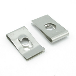 8-32 U-Clip Spring Nuts 11/16", 24 pk