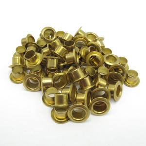 10mm Brass Grommet/Eyelet, 100 Piece Lot 10mm Brass Grommet/Eyelet, 100 Piece Lot