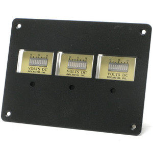 Ten Segment Bargraph Tripple Meters, in One Panel Ten Segment Bargraph Tripple Meters, in One Panel