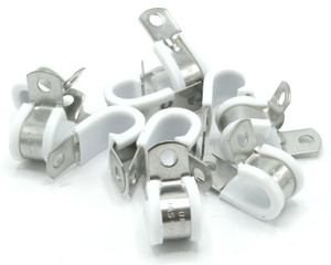 Adel Style #4, 1/4-inch, PTFE Clamp, 10 Piece Lot Adel Style #4, 1/4-inch, PTFE Clamp, 10 Piece Lot