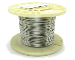 RG402, Silver-Coated Copper PTFE Coax Cable, Silver, 108 Feet