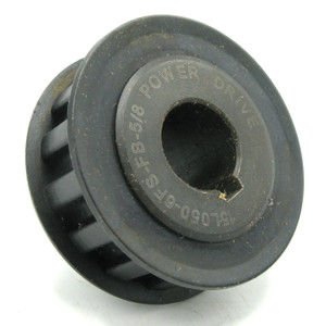 Power Drive 15-Tooth, 5/8″ I.D. x 1.76″ O.D, Timing Belt Pulley w/Keyway