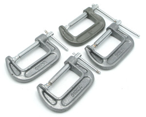 Steel C-Clamp 2-inch, 4-pack